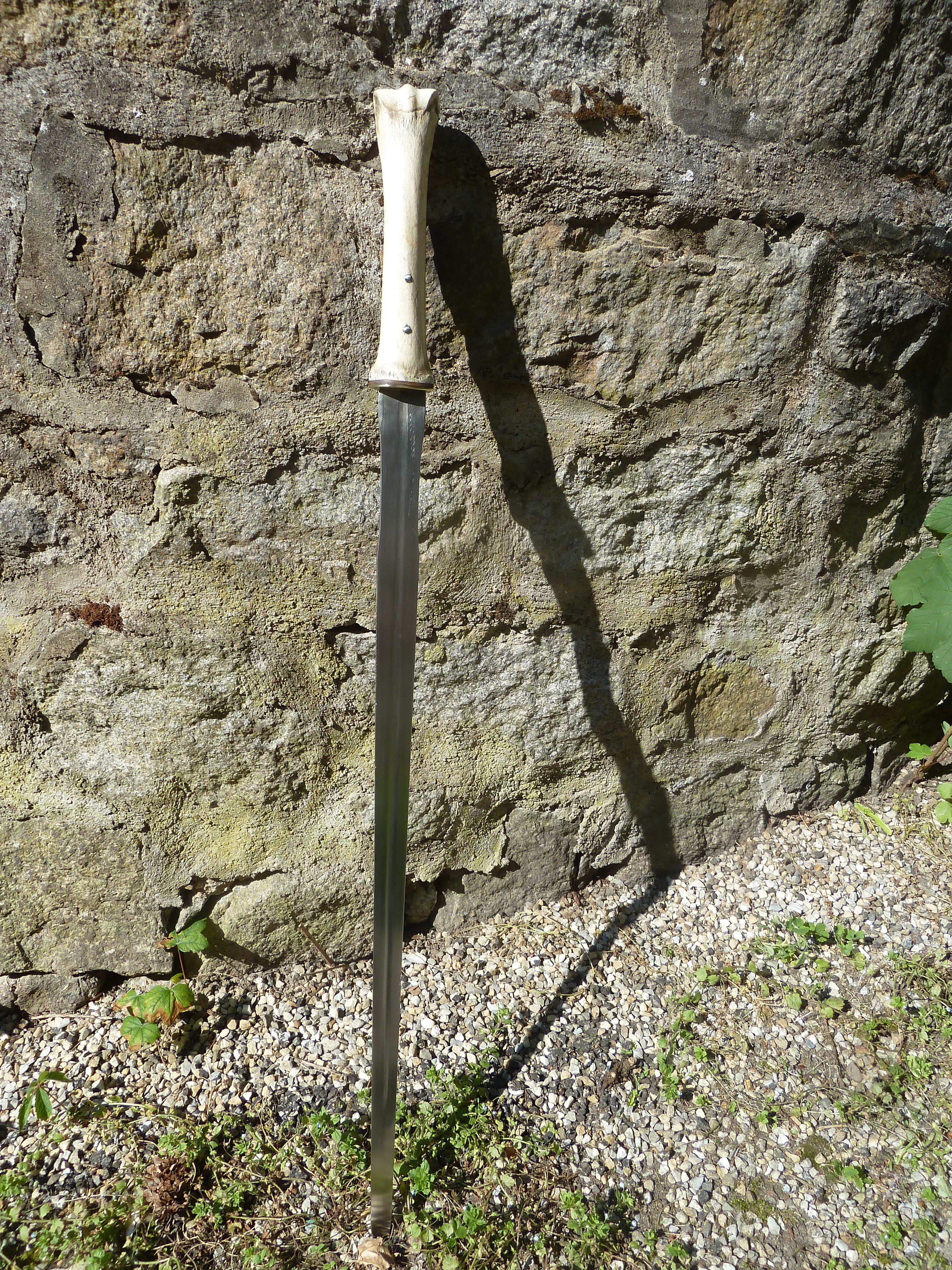 épée Bâtarde manche os