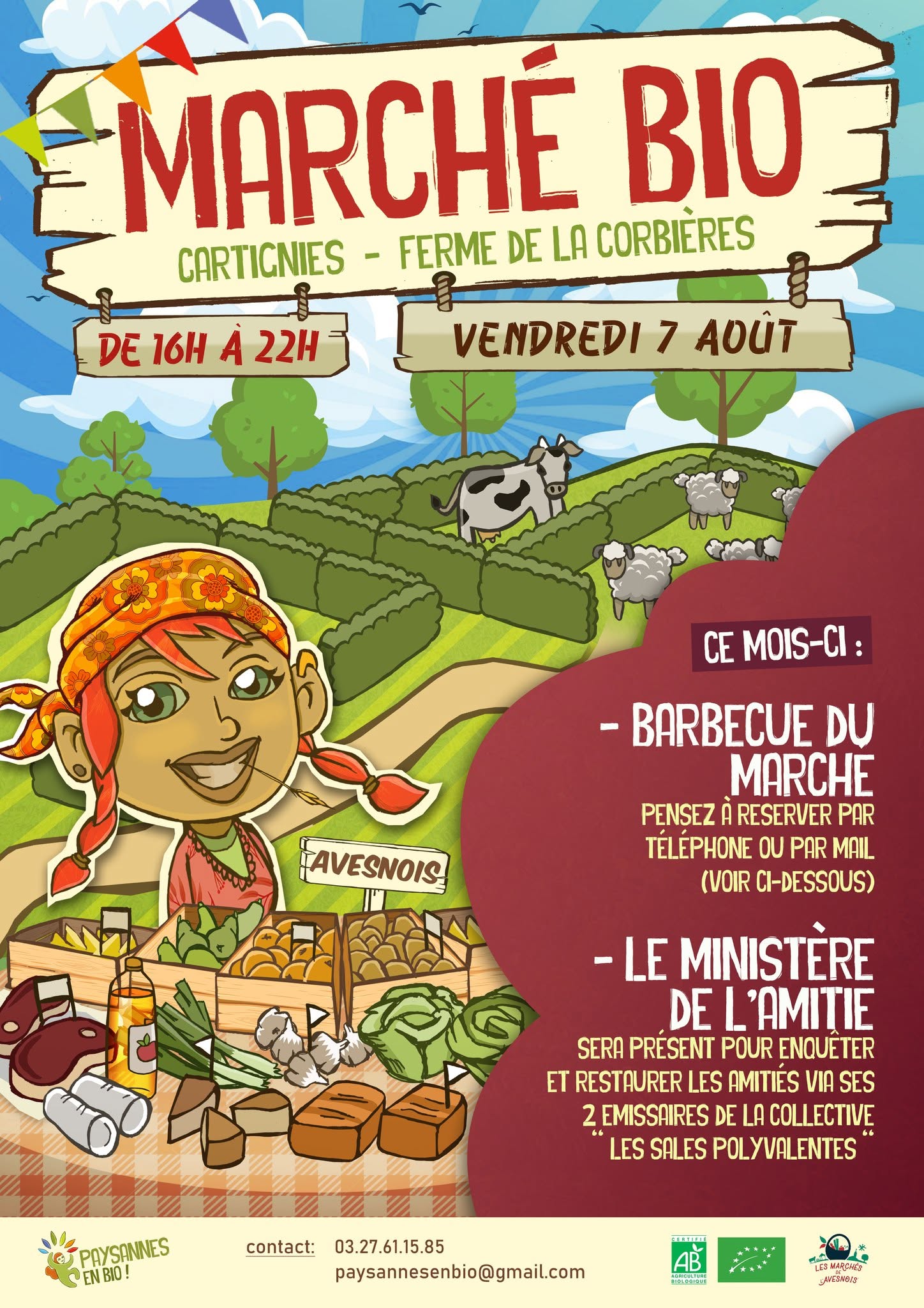 Marché bio de Cartignies